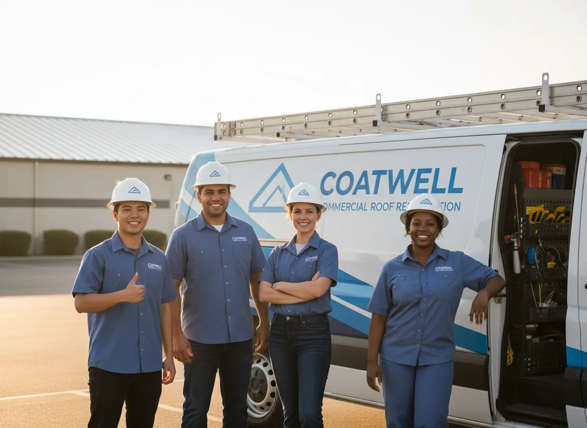 Commercial roof coating company in Holden, MA